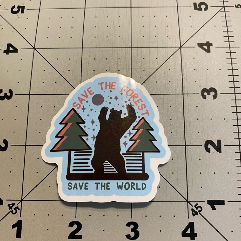 π20/$12π Save the Forest Sticker - Picture 2 of 3